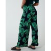 Tropical Print Elasticated Waist Culotte