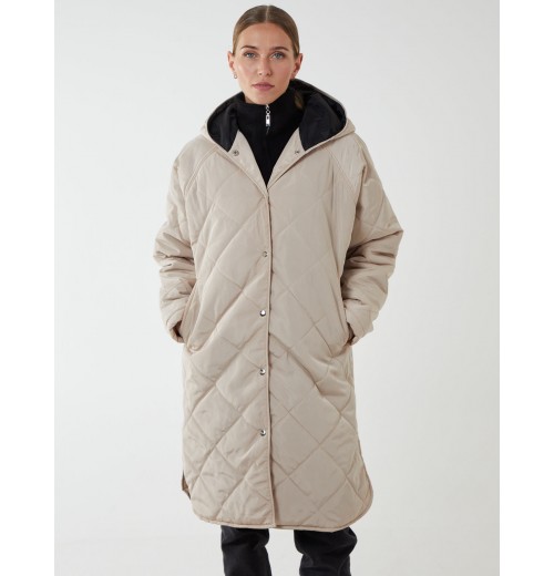 Diamond Quilted Coat