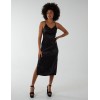 Jacquared Satin Slip Dress