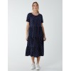 Tiered Smock Midi Dress