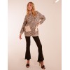 Animal Print Pocket Jumper