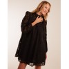 Jacquard Bow Smock Dress