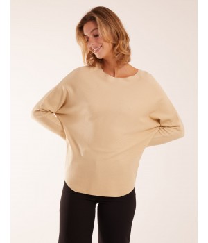 Plain Batwing Top