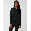 Batwing Ribbed Hem Tunic