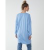 Twist Front Cotton Tunic With Side Pocket