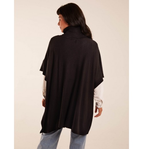 High Neck Poncho