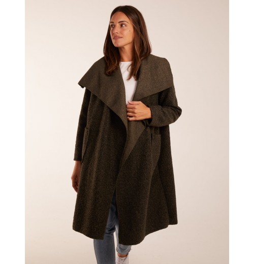 Wool Like Waterfall Cardigan Coat