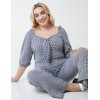 Curve Gingham Jumpsuit