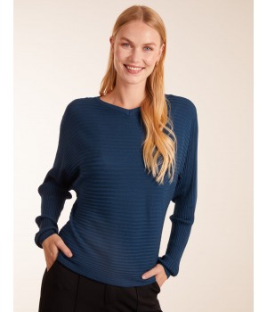 Ribbed Batwing Jumper