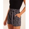 Stripe Belted Shorts