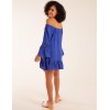 Bardot Tunic Dress With Frill Hem