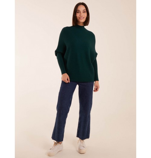 Ribbed Batwing Jumper