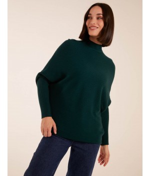 Ribbed Batwing Jumper