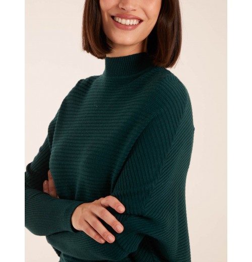 Ribbed Batwing Jumper